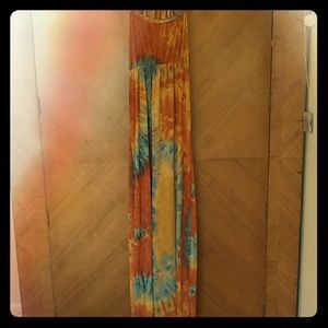 Tie-Dyed Maxi Dress